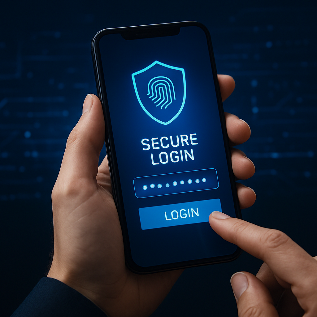 Secure mobile banking login